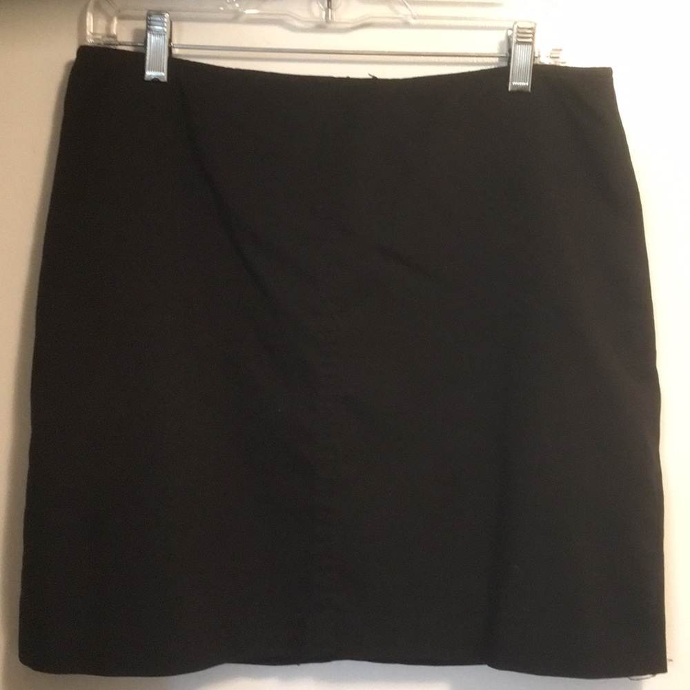 Parallel mini skirt, black size 10